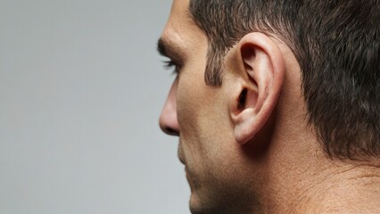 lose_up_view_of_a_mans_ear_on_white_backgroun