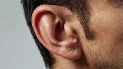lose_up_view_of_a_mans_ear_on_white_backgroun