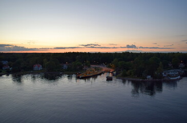 Fototapeta premium The Stockholm Archipelago is the largest archipelago in Sweden, and the second-largest archipelago in the Baltic Sea.