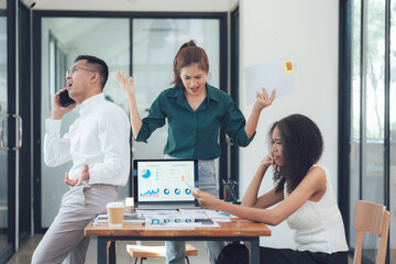 Team Conflict During a Business Meeting 