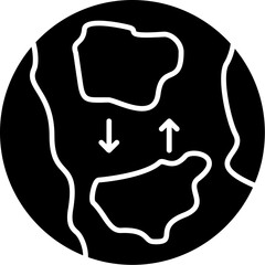 Continental Drift Icon