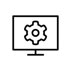 Support vector icon. online help illustration sign. operator symbol or logo.