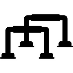 Parallette Bars Icon