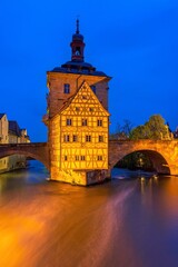 View of the old town hall in Bamberg in Bavaria, Germany.