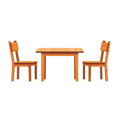 Wooden Table and Chairs
