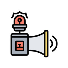 Warning attention icon symbol vector image Illustration