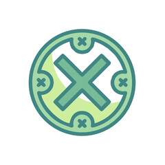 Obraz premium Warning attention icon symbol vector image Illustration