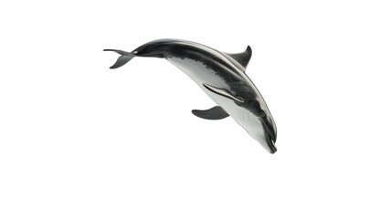 Obraz premium Dynamic 3D Visualization of a Marlin Leaping in the Air for Artistic and Commercial Use