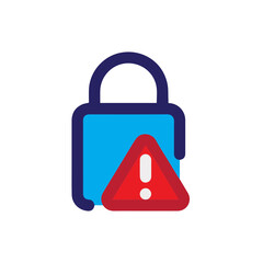 Warning attention icon symbol vector image Illustration
