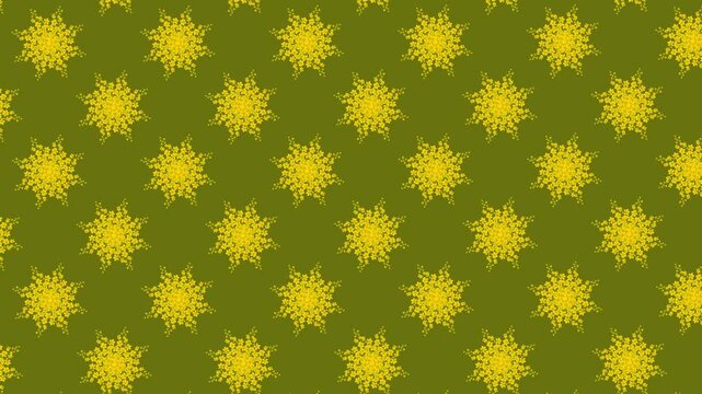 Cassia Fistula Yellow Flowers Loop Animated Background