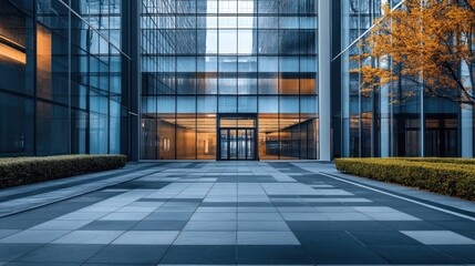 Obraz premium Modern Building Entrance