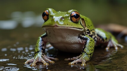 Obraz premium Green Frog