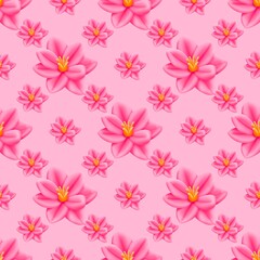 seamless pattern with flowers