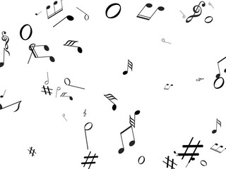 music notes background