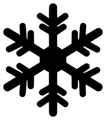 Vector icons of snowflakes in winter	