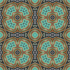 seamless abstract square pattern. texture symmetrical kaleidoscope. background creative