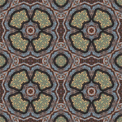seamless abstract square pattern. texture symmetrical kaleidoscope. background creative