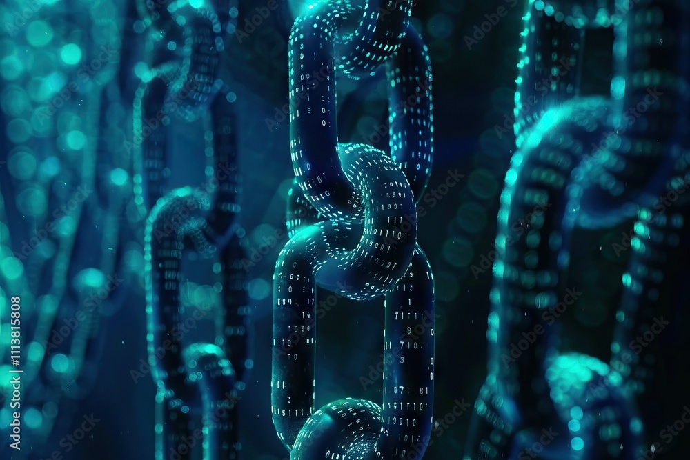 Aufkleber blockchain technology enhances data transparency and reliability.