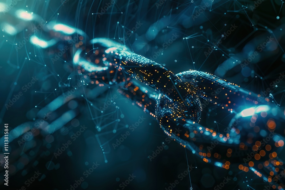 Aufkleber blockchain technology enhances data transparency and reliability.