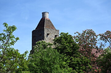 Turm am Schloss Horneck in Gundelsheim