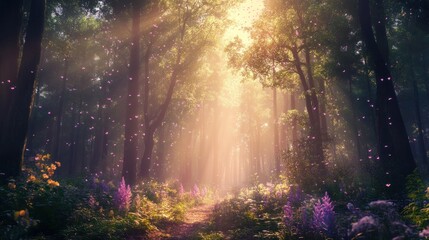 Fototapeta premium Enchanted Forest Path