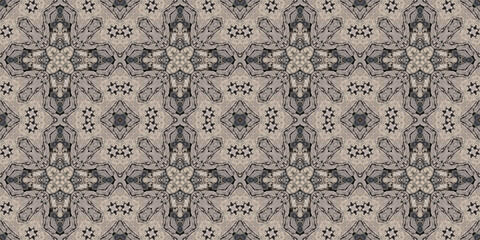 seamless abstract banner pattern. texture symmetrical woven. background creative