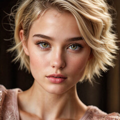 Fototapeta premium Eternal Elegance: A Portrait of Timeless Beauty
