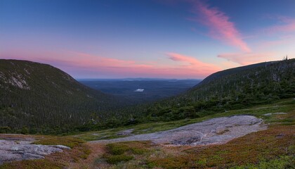 Golden Hour Glow on the Skyline Trail: A Nova Scotia Horizon