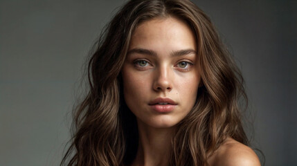 Fototapeta premium Eternal Elegance: A Portrait of Timeless Beauty