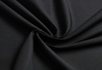 Obraz premium Elegant Black Fabric Texture