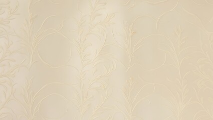 Beige Wall Decor Featuring Embossed Floral Design