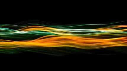 Vibrant, wavy lines forming an abstract background pattern with a gradient effect, representing motion and dynamic graphics