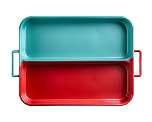 Multi-Purpose Stainless Steel Baking Tray with Transparent Background