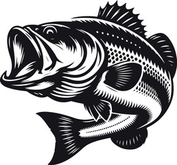 black and white fish