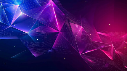 Pink Blue Purple Golden Royal Awards Graphics Background: A vibrant and elegant background featuring lines, triangles, and polygons in pink, blue, purple, and gold, suitable for awards