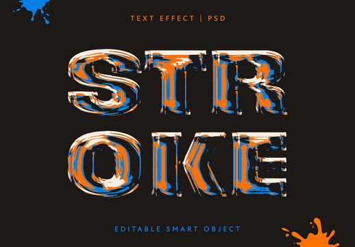 Hand Painted Text Effect