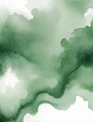 water color green abstract background 3