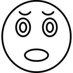 Surprised Emoji Icon