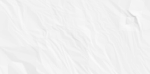 Paper texture background, Old paper background ripple soft white pattern wave crumple. Crushed and creased soft paper. Abstract wrinkle effect grunge and rough backdrop vintage page.