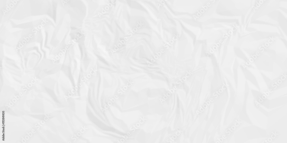 Poster paper texture background, old paper background ripple soft white pattern wave crumple. crushed and c