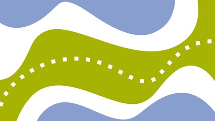 Abstract wavy background with green and blue accents  
