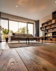 Fototapeta premium modern living room with fireplace