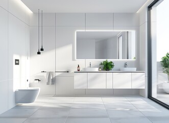Fototapeta premium Modern Bathroom Interior Design