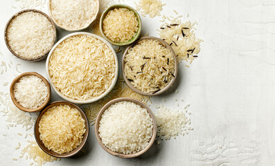 different types of rice