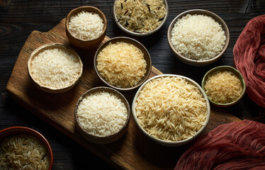 different types of rice