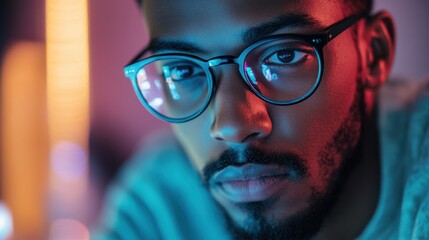 The Focused Young Man