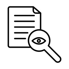 Vision Statement line icon