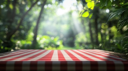 The Picnic Table in Nature