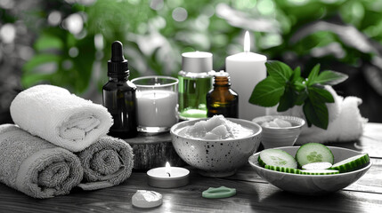 Luxurious DIY Spa Day Setup with Facial Masks