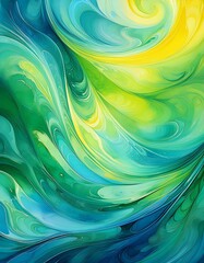 abstract colorful background with waves